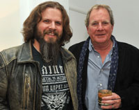 Jamey Johnson is pictured with UMG Chairman Luke Lewis