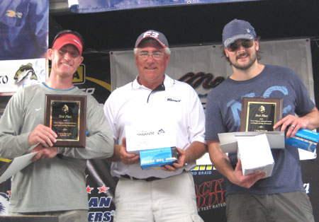 (L-R): Marty Smith, Bill McGuire and Eric Church