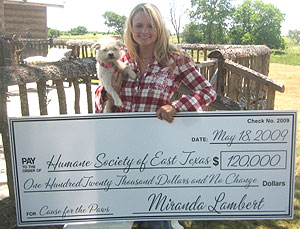 Miranda and Delilah, a Humane Society of East Texas alumnus.