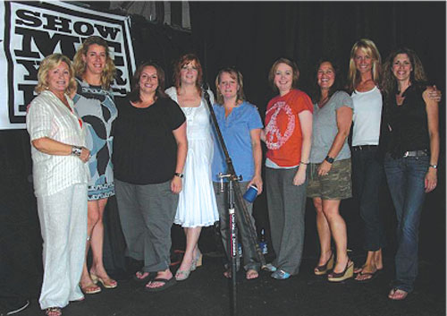 ASCAP recently sponsored a 10 year birthday bash for songplugger group Show Me Your Hits. The event was held at Dan McGuinness Pub near Music Row and hosted many members of the A&R community, as well as the organization's founding and current members. Pictured (L-R): Connie Bradley, Kelly King, Cyndi Forman, Liz O'Sullivan, Kim Wiggins, Alicia Pruitt, Carla Wallace, Stephanie Greene, Kerri Edwards