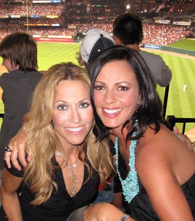 There were stars on the field and in the stands for this weeks 80th Major League Baseball All-Star Game, which included musical performances by friends and fellow celebs Sara Evans and Sheryl Crow.  Evans, who lit up the 7th inning stretch with a performance of God Bless America, is poised to impact country radio this coming Monday with her incredible new single, Feels Just Like a Love Song." Photo credit: Stephen Navyac