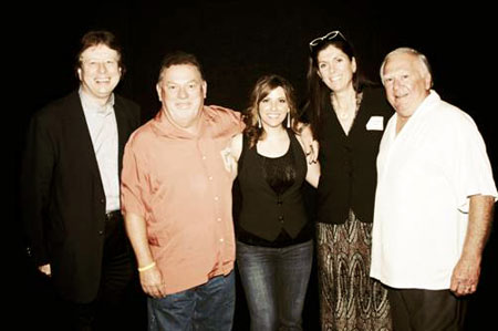 (l-r): Ed Salamon- CRB Executive Dir.; Michael Osterhout-MCC Radio;  Shawna Russell; Carole Bowen-WKIS Radio; Mike Borchetta Photo credits: Kristen England Photography