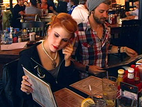 Paramore's Hayley Williams and Jeremy Davis  Photo: Akshay Bhansali/ MTV News