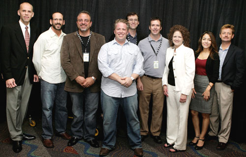 (Pictured L to R):EddieStubbs(WSM-AM broadcaster),Joe Limardi(WSM-AM operations manager),John Walker(WSM-AM general sales manager),Jesse Goldstein(Loveless Cafe),Craig Havinghurst(writer),Todd Mayo(producer of Music City Roots: Live from theLoveless Cafe), Laurie Dashper(stage manager for Music City Roots: Live from theLoveless Cafe),Monica Romero(director of marketing for Vietti Chili, a sponsor of Music City Roots: Live from theLoveless Cafe) andChris Kulick(WSM-AM general manager) photo by Mary Claire Crow