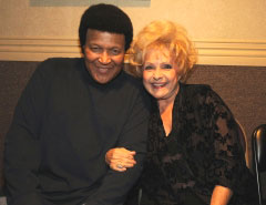 Chubby Checker (L) and Brenda Lee (R)