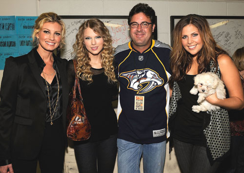 Faith, Taylor, Vince and Hillary - photo by Larry Busacca - Getty Images.jpg