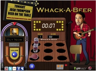 Thompsons debut single, Beer On The Table, was the inspiration for his Whack-A-Beer game on his new web site. www.joshthompsonofficial.com lets visitors view videos and upload photos,follow Josh on Twitter, check on upcoming events, and interact in the online forums. Fansalso have the ability tostreamand purchaseall four tracks from Thompsons newly released self-titled digital EP.