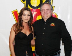 Wilson made a stop at WTQR in Greensboro recently to promote her “Work Hard, Play Harder” single from her upcoming I Got Your Country Right Here album. Pictured: Wilson (L) WTQR PD John Roberts (R). Photo: Kathy Miller, One Shot Photography