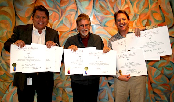 Pictured are (l-r): BMIs David Preston, Tom Shapiro, and BMIs Clay Bradley. Photo by Drew Maynard