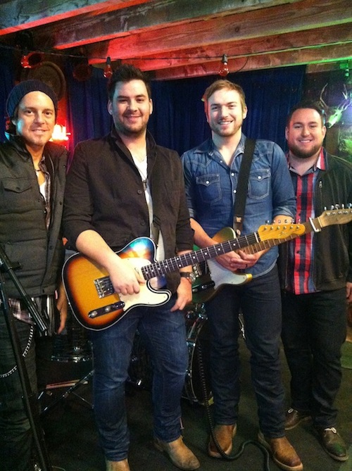 (L-R): Derek Wyatt , Tyler Chiarelli, Logan Mize, Josh Gleave