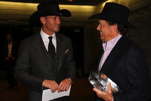 Tim McGraw and George Strait