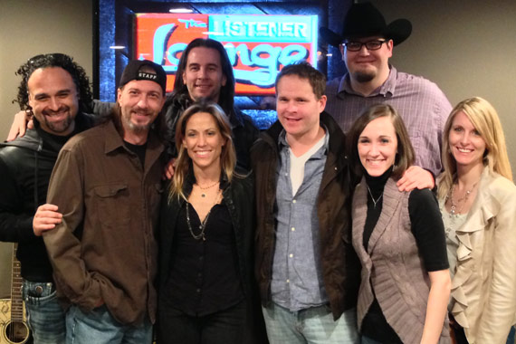 Warner Bros./WMN recording artist Sheryl Crow launched her radio tour at WUSY in Chattanooga, TN. Her Easy lands on-deck this week. Pictured (L-R) WMNs Lou Ramirez, WUSYs Styckman, Gator Harrison (PD WUSY), Sheryl Crow, Daniel (WUSYs On-Air), Cowboy Kyle (WUSYs On-Air), Mo (WUSYs On-air), and WMNs Kristen Williams