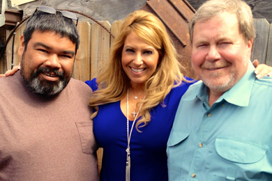 Lisa Matassa recently visited KTEX McCallen to perform the title track from her EP, Somebodys Baby, which lands at No. 36 this week. Pictured (L-R): JoJo (KTEX), Lisa Matassa and Patches (KTEX).