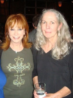 Janet Rickman with Reba McEntire in 2012.