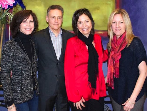 Pictured (L-R): Debbie Carroll (Exec. Dir. MusiCares), Randy Goodman (Co-Chair Music City Music Council), Sally Williams (GM Ryman Auditorium), Stacey Schlitz (Schlitz Law). Photo:  Denise Fussell  