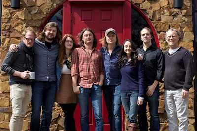 Pictured (L-R): Yarns Robert Bonhomme, Rick Bugel, RPM Managements Amanda Fletcher, Yarns Andrew Hendryx, Blake Christiana, Whizbangs Jennifer Wolczyk, Yarns Rod Hohl,and RPMs Scott Siman.