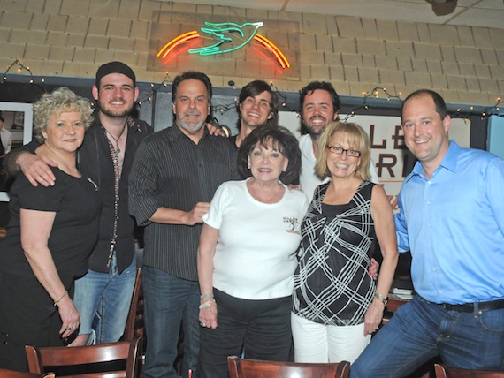 Pictured (L-R): Karen Sturgeon, Nick Sturms, Doug Johnson, John King, Judy Harris, Bad Tursi, Karen Conrad, Hunter West.  