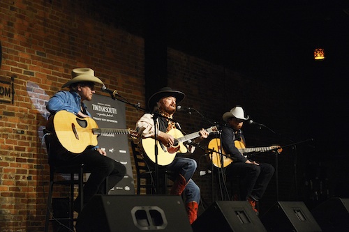 (L-R): Paul Overstreet, Michael Martin Murphy and Scotty Emerick