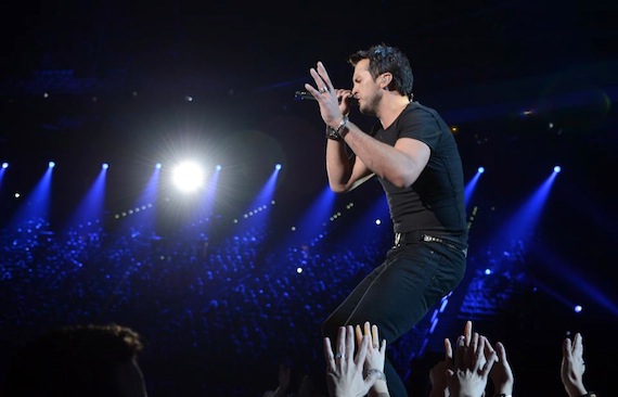 Luke Bryan performs on the ACM Awards. Photo: ACM