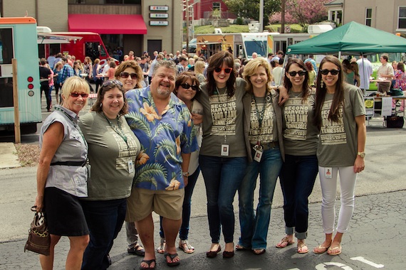 Pictured (L-R): Jaynee Day, Brittany Hansen, Kimberly Gleason, Craig Wiseman, KK Wiseman, Cindy Patterson, Renee Thompson, Amy Allmand, Abby Fay