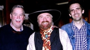 Pictured (L-R): Red River Entertainments Chuck Rhodes, Michael Martin Murphey, and Murpheys producer, Ryan Murphey. 