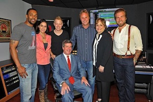 Pictured (L to R): Damien Horne, Krista Marie, Nick Hoffman, Mayor Karl Dean, Scott Hendricks (SVP A&R, WMN), Nancy Shapiro (SVP, Member Services, The Recording Academy), Tom Gossin. 