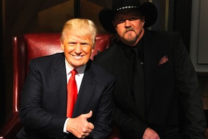 Trace Adkins and Donald Trump.