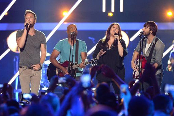 Lady Antebellum and Darius Rucker. Photo: Jason Merritt