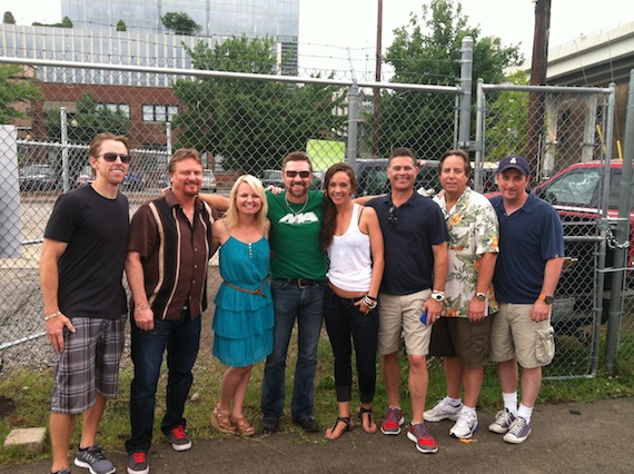 Pictured (L-R): Bill Lubitz, Joe Carroll, Jane O'Malia, Craig Morgan, Megan Boardman, Brian Rhoades, Bill Macky and Greg McCarn.