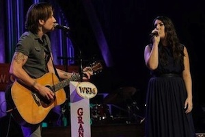 Pictured (L-R): Keith Urban, Kree Harrison