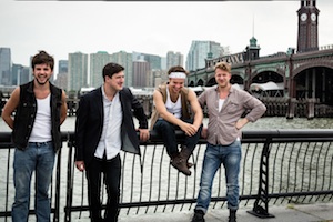 Pictured (L-R): Winston Marshall, Ben Lovett, Marcus Mumford and Ted Dwane.