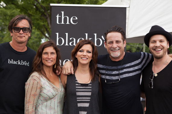 Pictured (L-R): Robert Novogratz, Cortney Novogratz, Martina McBride, John McBride and Gavin DeGraw. Photo: Brian Totoro