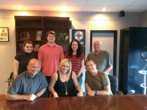 Pictured (Front row, L-R): BLA's Kevin Neal, Gwen Sebastian,  BLA's Brian Fee. Pictured (Back row, L-R):  BLA's Kat Boggs,  Austin Neal,  Zinnia Martinez  and David Kiswiney.