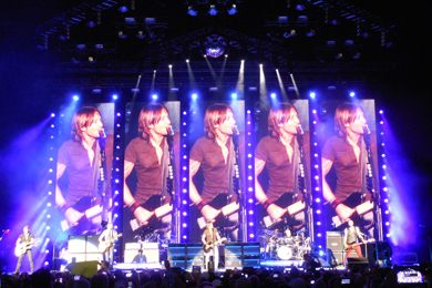 Keith Urban in Georgia on his 2013 Light The Fuse Tour.