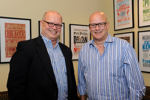 Pictured (L-R): Mark Bright (right) and museum writer/editor Michael McCall, who conducted the interview.