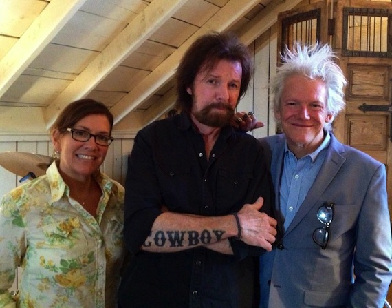 L to R: Diane Monk,  VP Promotion for HitShop Records, Ronnie Dunn, and Skip Bishop, President of HitShop Records.