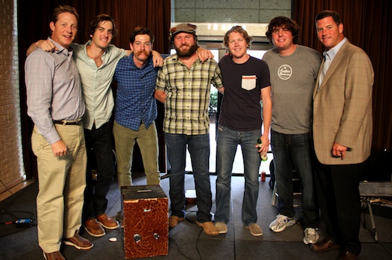 Pictured (L-R): BMIs Clay Bradley, the Wheeler Brothers and BMIs Mark Mason. Photo: Drew Maynard.