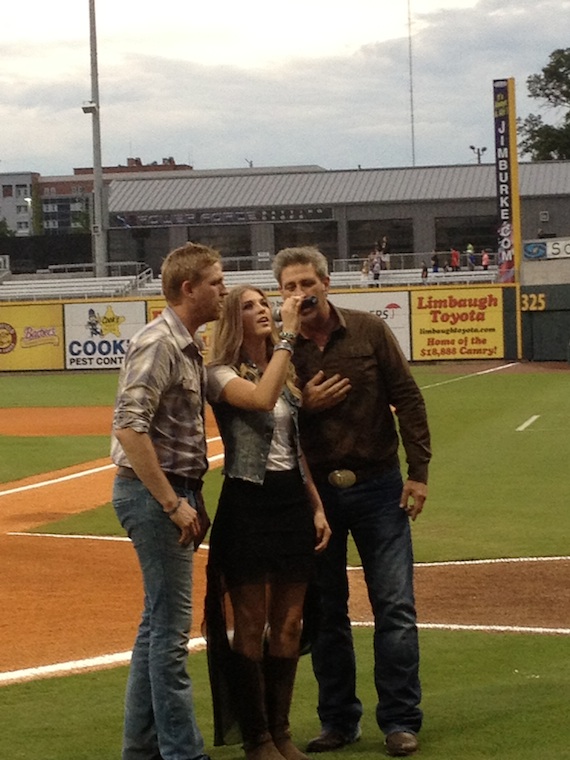 Pictured (L-R): Aaron, Clara & Brian Henningsen