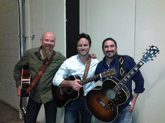 Pictured (L-R): Kendell Marvel, Charles Esten, James LeBlanc.