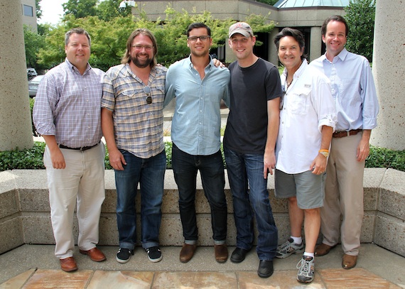 Pictured (L-R): BMIs Bradley Collins, Petree Laws Chip Petree, Mike Walker, and HoriPros Lee Krabel, Butch Baker and Tim Stehli. Photo by Drew Maynard.