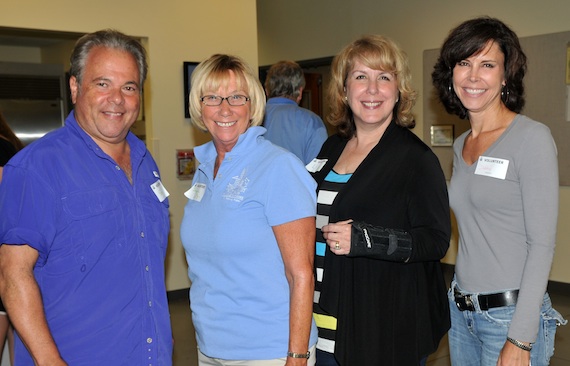 Pictured with Jaynee Day (second from left), LM board member and president of Second Harvest Food Bank of Middle Tennessee, are Gift of Service committee members (left to right) Stacy Widelitz, Liz Kiley and Debbie Carroll.