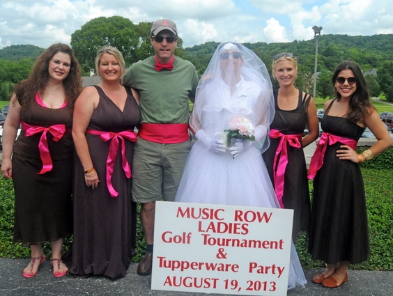 2nd Place Costume Contest Winners, Team Major BobPictured (l-r): Major Bob's Wendi Crosby, songwriter Karyn Rochelle, and Major Bob's Mike Doyle, Jesse Frasure, Kates Snyder and Camille Kenny 