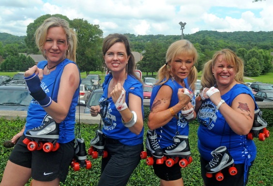 3rd Place Costume Contest Winners, Team Martin Allbee & AssociatesPictured (l-r): SchlitzLaw's Stacey Schlitz, Discovery Center's Tara MacDougall, Martin Allbee & Associates' Lainie Allbee, and Dodd Drennan & Associates' Melinda Drennan 