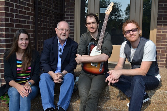 (L to R):Leslie Mitchell, Grin Like A Dog Songs, Woody Bomar, Green Hills Music Group, Rich Karg, Steve Mitchell, Grin Like A Dog Songs