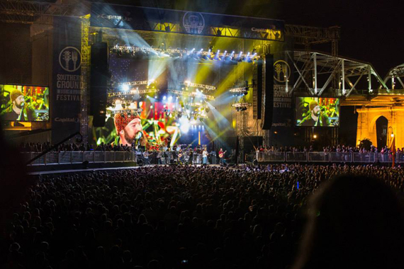 Zac Brown Band Performs at Nashville's 2013 Southern Ground Festival. 