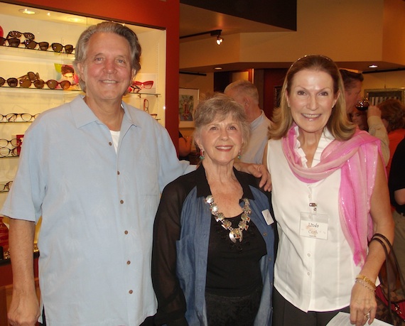 Pictured (L-R): Mike Curb, Gail McDaniel, Linda Curb