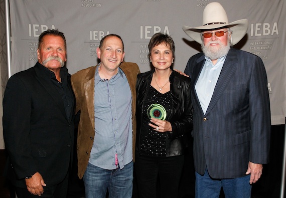 Pictured (L-R): David Corlew, Ed Warm, Nancy Jones and Charlie Daniels 