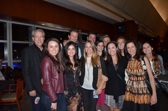 (l to r): John Hamlin, Stacey Cato, Brian Bayley, Paul Logan, Ashland SeayFront row (l to r): Jordan Stephens, LUCY HALE, Alina Thompson, Jen Morrison, Jen Danielson, Leslie Fram, Tracy Meltzer