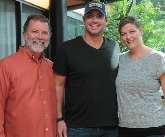 Pictured (L-R): SESACs Dennis Lord, Durrette and SESACs Shannan Hatch. Photo: Bev Moser 