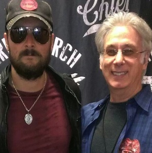 Eric Church and Charlie Cook. Photo: Charlie Cook